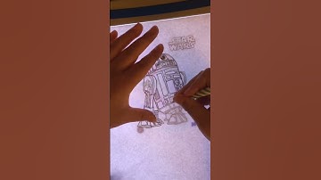 Drawing R2-D2 Star Wars ￼