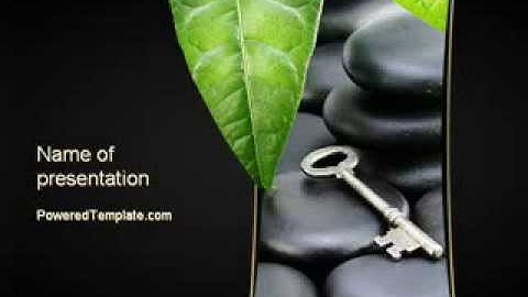 Craniosacral Therapy PowerPoint Template by Poweredtemplate.com