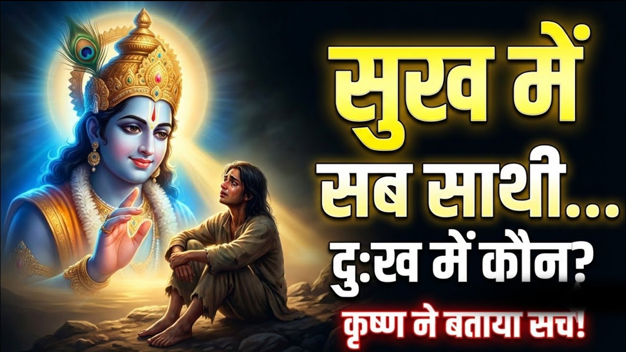 सुख में सब साथ… दुःख में अपना कौन? | कृष्ण ने बताया असली सच | Krishna motivational speech in hindi |