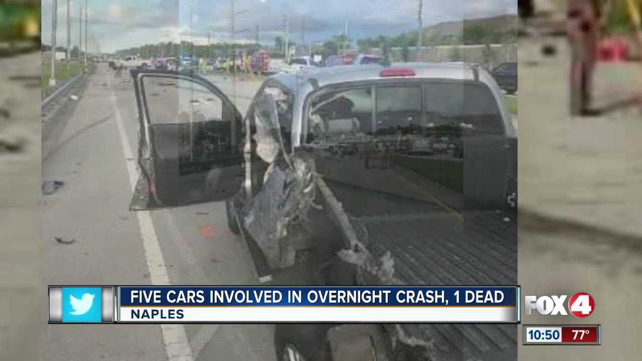 5 car accident leaves 1 dead in Naples YouTube