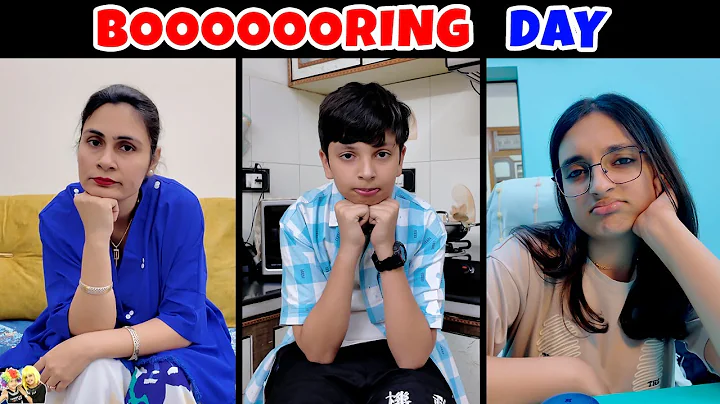 BORING DAY | Funny Family Vlog | Aayu and Pihu Show