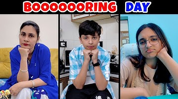 BORING DAY | Funny Family Vlog | Aayu and Pihu Show