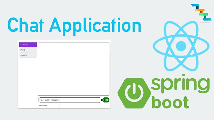 Realtime Chatroom application - SpringBoot, Websocket, ReactJS