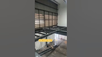 Installation site of Thai steel platform project#rack #warehouse #project #steelplatform #install
