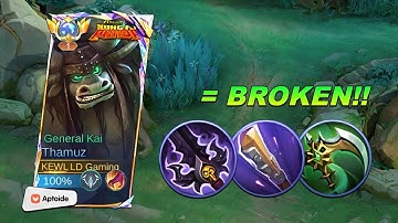 THAMUZ TRINITY BUILD IS SO BROKEN!!💀(Totally insane!)