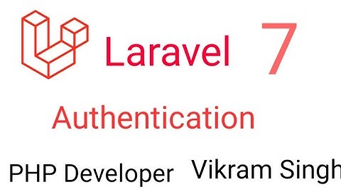 Laravel 7 Tutorial -  #2 Auth UI Package