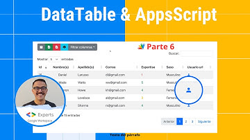 DataTable - mostrar vínculos con íconos | Apps Script 106