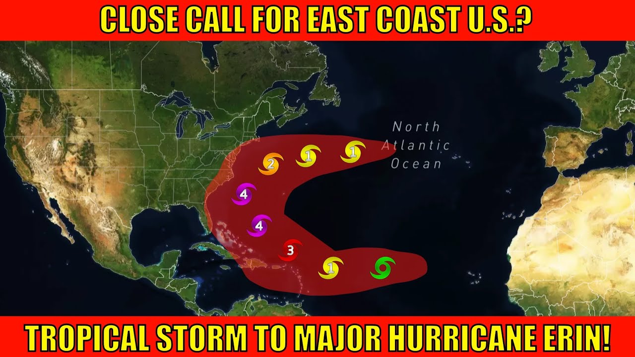 Tropical Storm ERIN About To BLOW UP! U.S. Direct Impact Chances Going ...