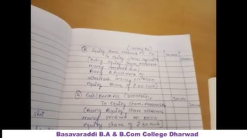 21-12-20/B.Com 3rd/CA- Problem On Issue Of Share / Basavaraddi B.A & B.Com College Dharwad