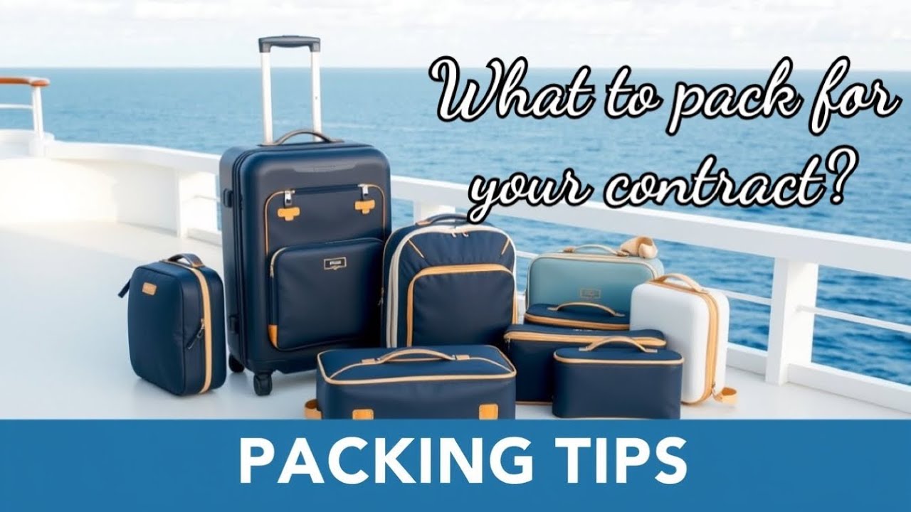 Luggage tips for cruise ship | What to pack for luggage for crew | Crew luggage packing tips | YFA