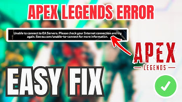 Apex Legends How To Fix Unable To Connect To EA Servers (QUICK & EASY) 2026