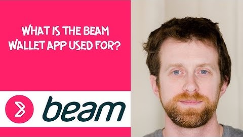What is the Beam Wallet app used for?
