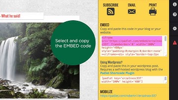 How to embed Padlet into Blackboard