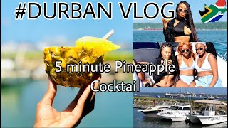 #Vlog in Durban | 5-minute pineapple cocktail | Food with Lolo Tsatsi
