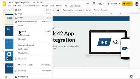 How to: Add a transition in Google Slides