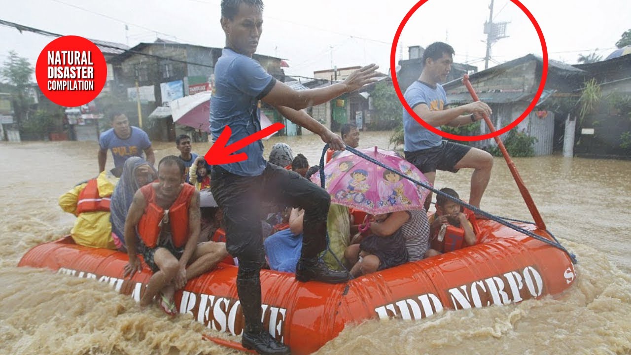 The floods in the philippines call. Flood in philippines.