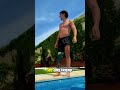 She said it was too cold... so I made her jump in first 🥶 #couples #pranks #viral