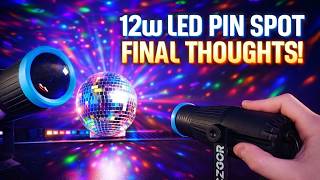 12W LED Pin Spot Review — Is This the BEST Cheap Disco Ball Light?