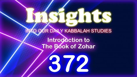 Introduction to the Book of Zohar