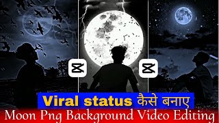 Sky Moon And Birds Png Video Editing Capcut Tutorial | Trending Moon Reel And Status Video Editing