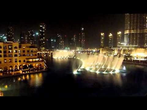 Dubai Fountain - 'I Will Always Love You' HD