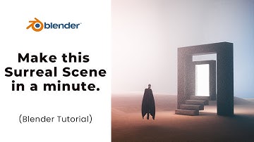 Surreal Scene in a Minute | Blender tutorial