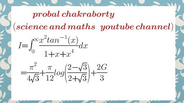 Improper Integral ( Catalan