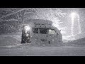 警報級の爆雪に埋もれながら車中泊|失恋男の孤独な旅