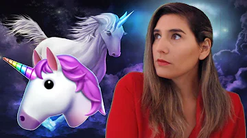 ¿Qué significa un unicornio con un arco iris?