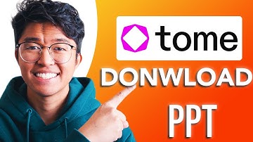 How to Download PPT Made in TOME AI (SIMPLE & Easy Guide!)