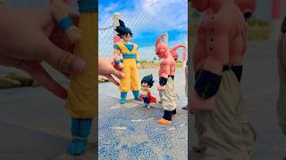 Kid Buu is afraid Of Goku | funny toys
