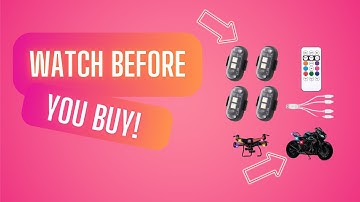 MUST WATCH REVIEW 4PCS Wireless LED Strobe Lights with Remote Control
