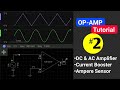 Op-Amp Tutorial #2 inverting &amp; non inverting Amplifier, Buffer