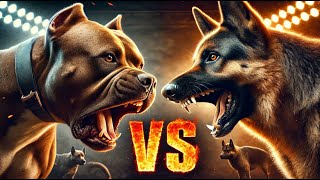 Pitbull vs German Shepherd: Strength vs Intelligence – Who Wins?