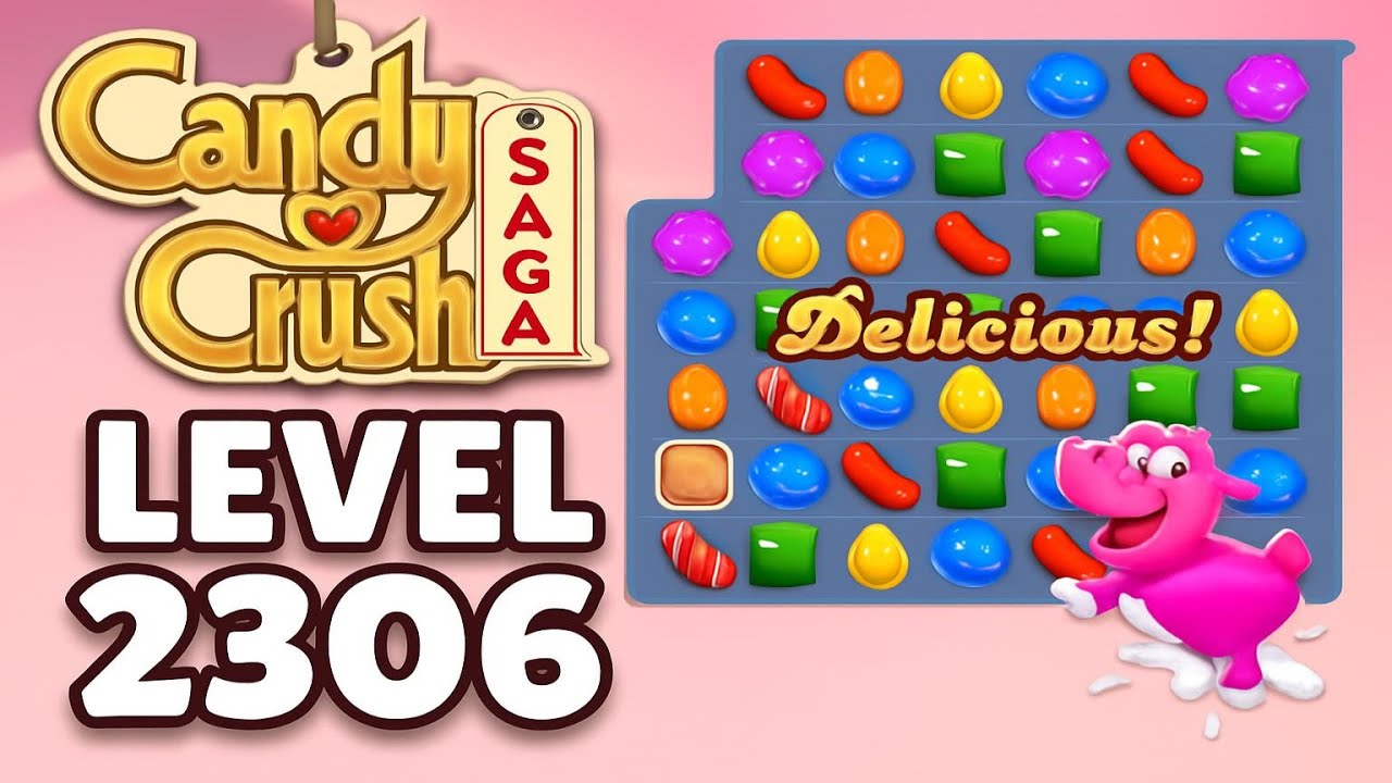 Відео-мініатюра для Рівень 2306, Candy Crush Saga, Проходження, Ігровий процес, Без коментарів, Android"