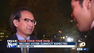 Record voter turnout expected