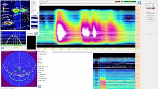 Solar Flare (radio burst) - C1.61, JOVE Radio Project (15 - 25 MHz, Aug, 22nd, 2023)