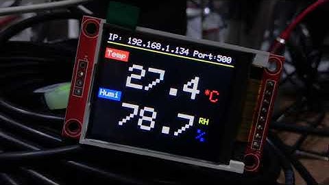 ทดสอบหน้าจอ LCD แบบ TFT