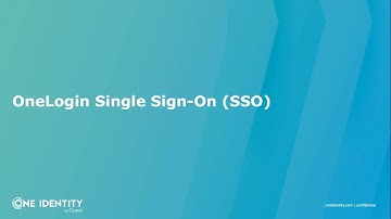 Single sign-on: OneLogin Mini Demo
