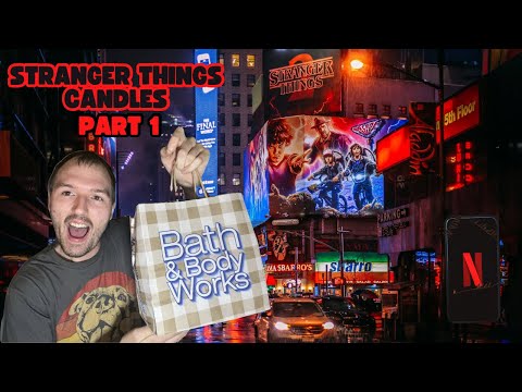 Bath & Body Works X Stranger Things Candle Collection Part 1