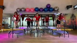 PSY - THAT THAT Trampoline fitness Dance with phenomenal song