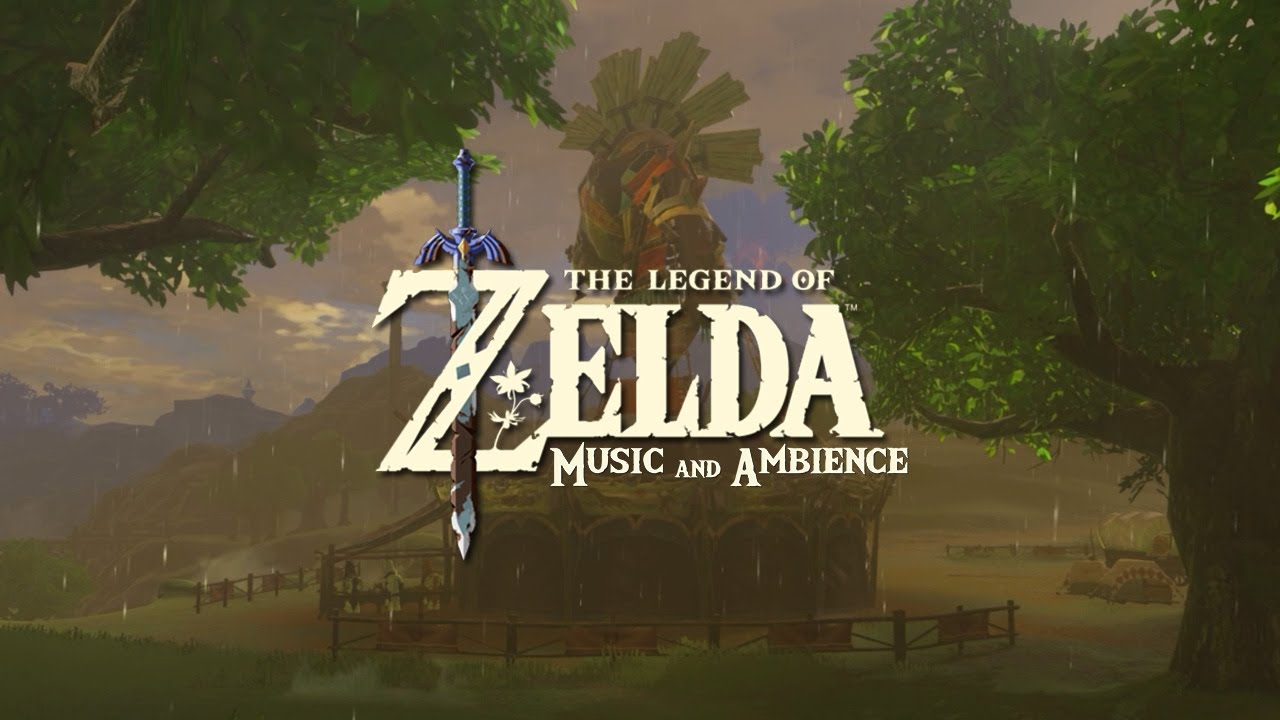 Relaxing Rainy Day with Peaceful Zelda Ambience for Study, Sleep, Game ...