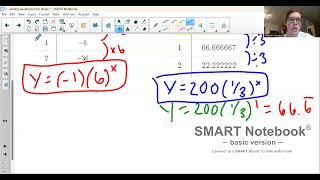 Writing Exponential Equations from Tables