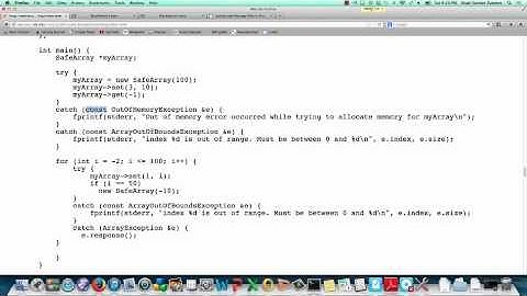 ExceptionHandlingC++SafeArrayExample