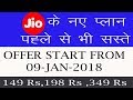 Jio Happy New Year 2018 Offer 🎉: Better Plans & Benefits