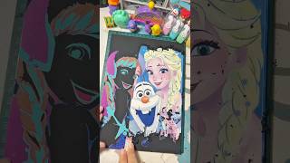 Beautiful Anna and Elsa scratch arr 🥰✨🩵#frozen #scratch Beautiful Anna and Elsa scratch arr 🥰✨🩵#frozen #scratch