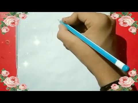 Farjana drawing Academy | Beautiful A letter design | for beginners and also for kids | - YouTube