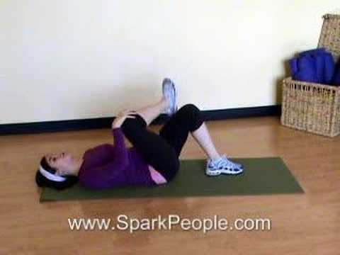 Lower Body Stretching Workout on a Mat 