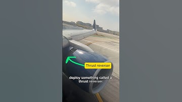How do Thrust Reversers work? #aviation #engineering #science #fyp