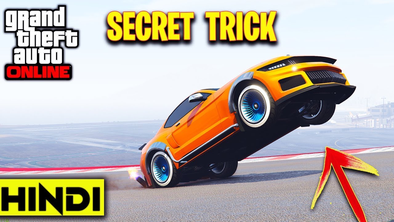 GTA 5 SECRET TRICK STUNT RACE | GTA 5 HINDI RACES